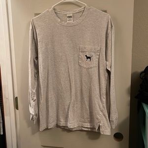 Pink oversized long sleeve tee. Size small.